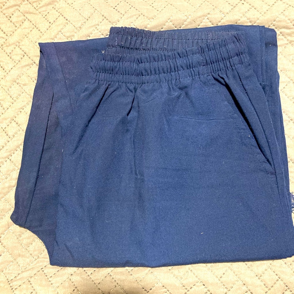 Scrub pants, dark blue…navy…
